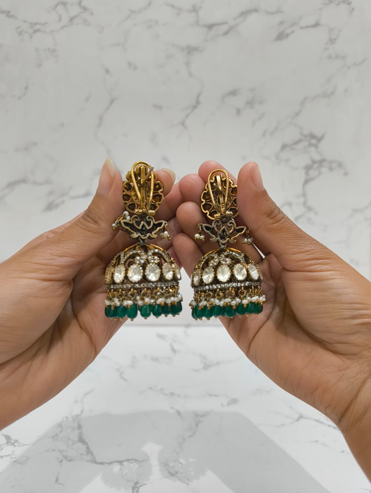 NOOR POLKI JHUMKAS