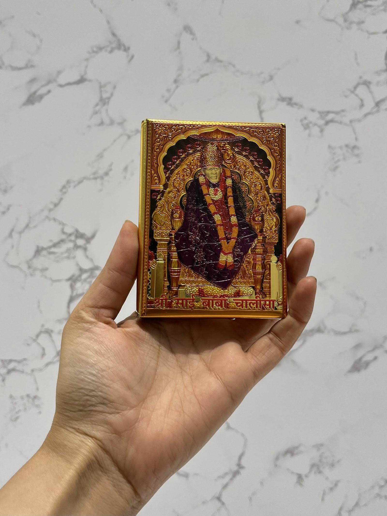 Silver Sai Baba Chalisa, sterling silver