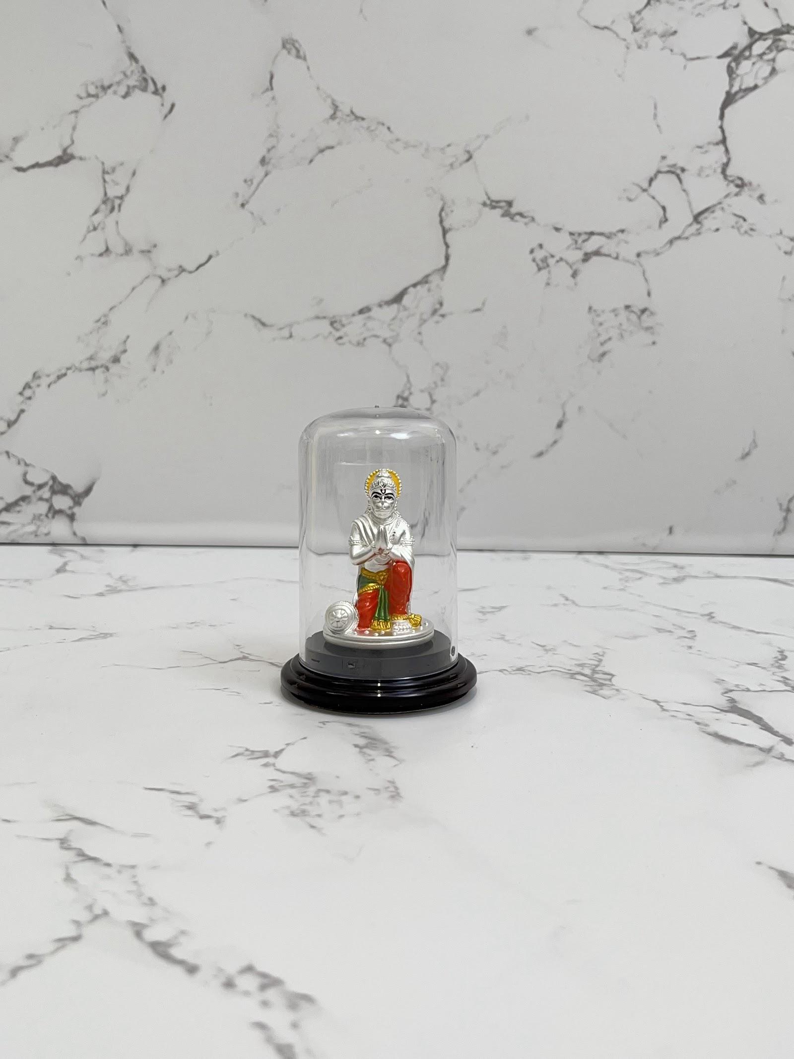 Silver Hanuman Idol · 10 g, sterling silver