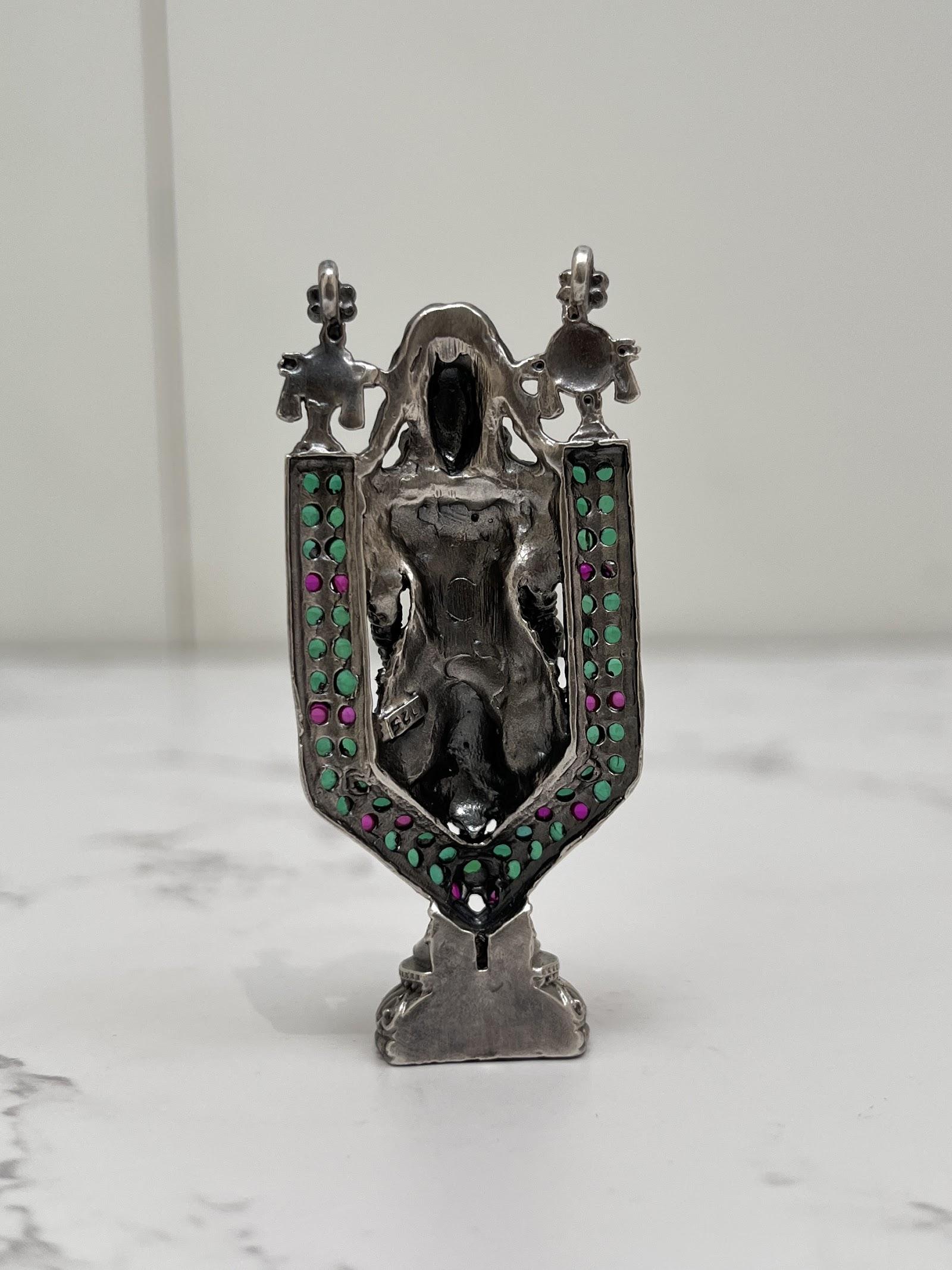 Silver Tirupati Balaji Idol · 26 g, sterling silver
