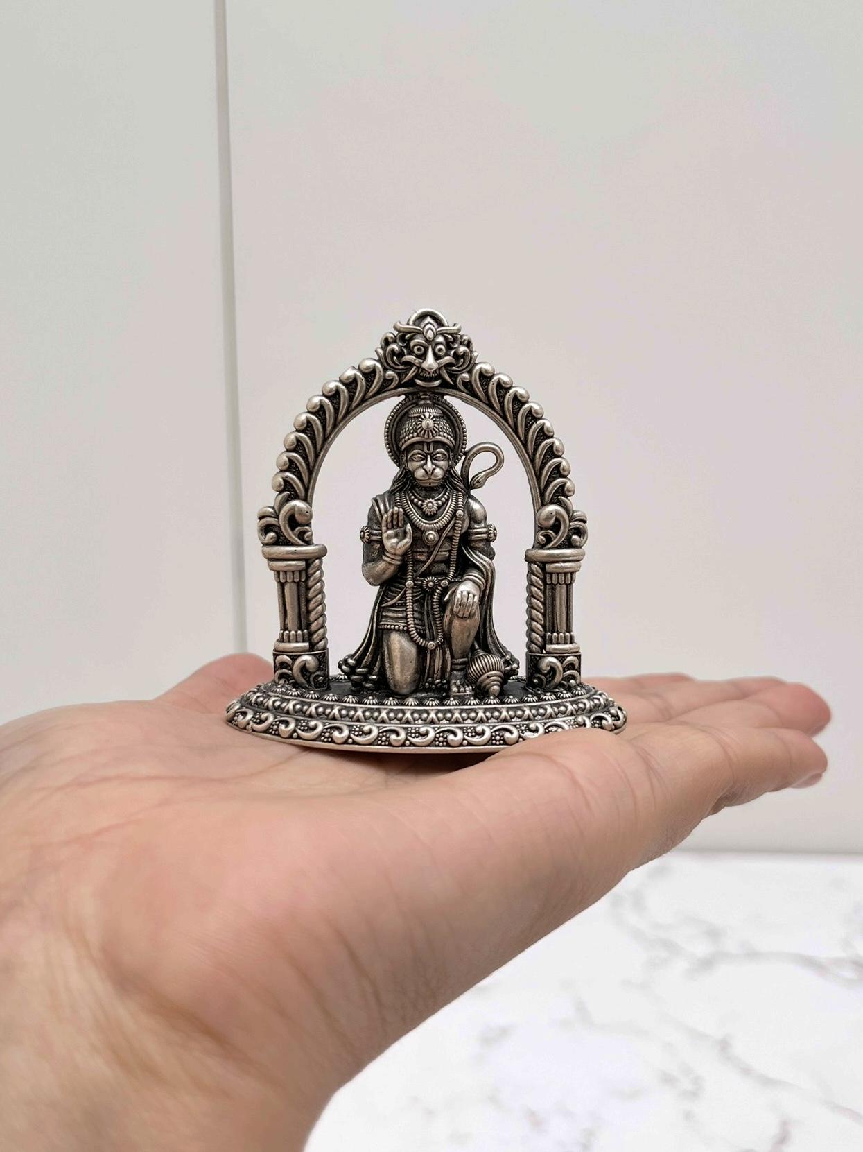 Silver Hanuman Idol · 23–54 g — 54 g