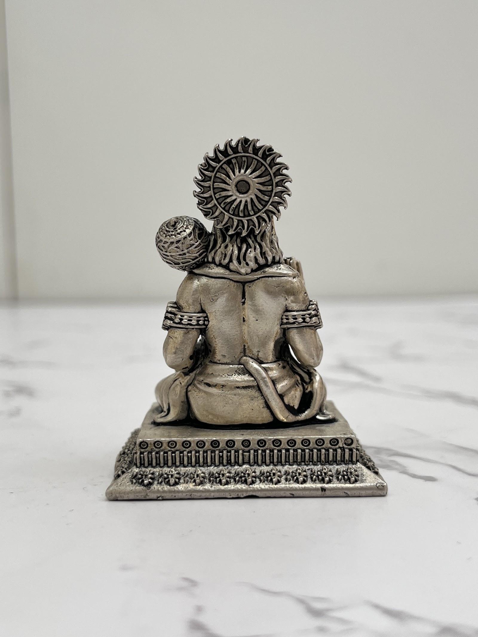 Silver Hanuman Idol · 75 g, sterling silver