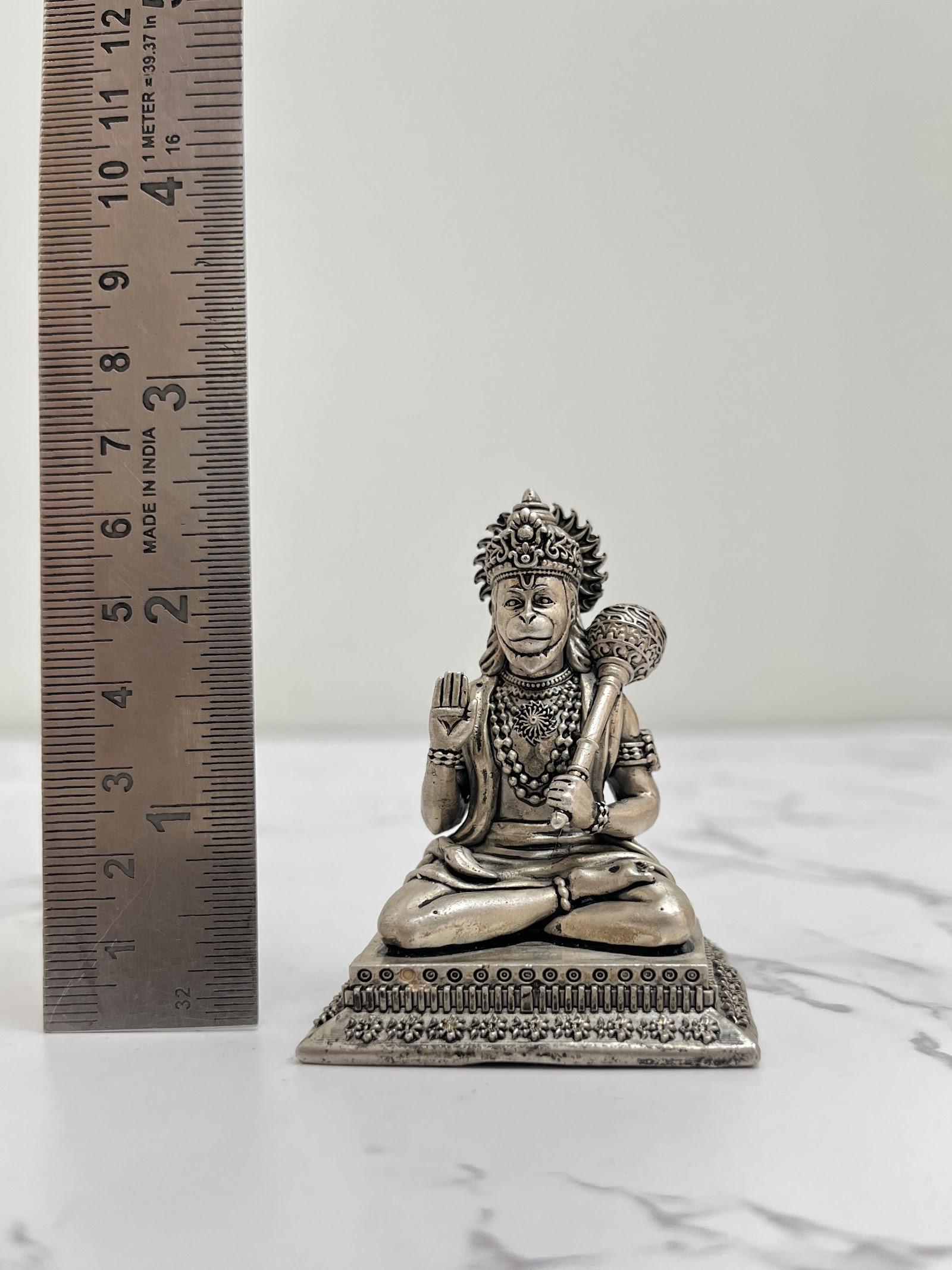 Silver Hanuman Idol · 75 g, sterling silver