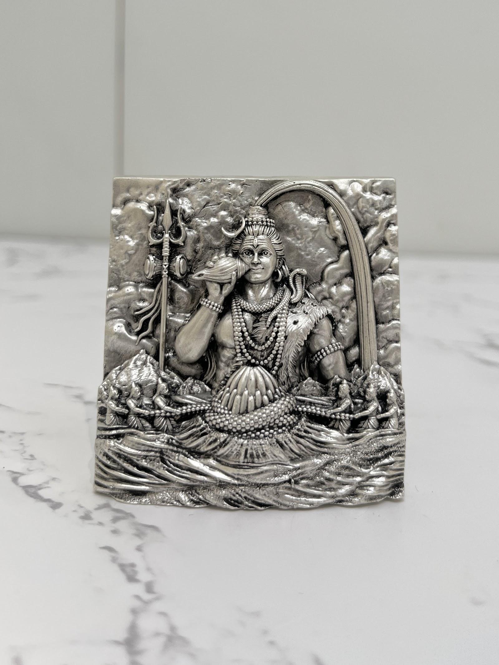 Silver Shiva Idol · 115 g, sterling silver