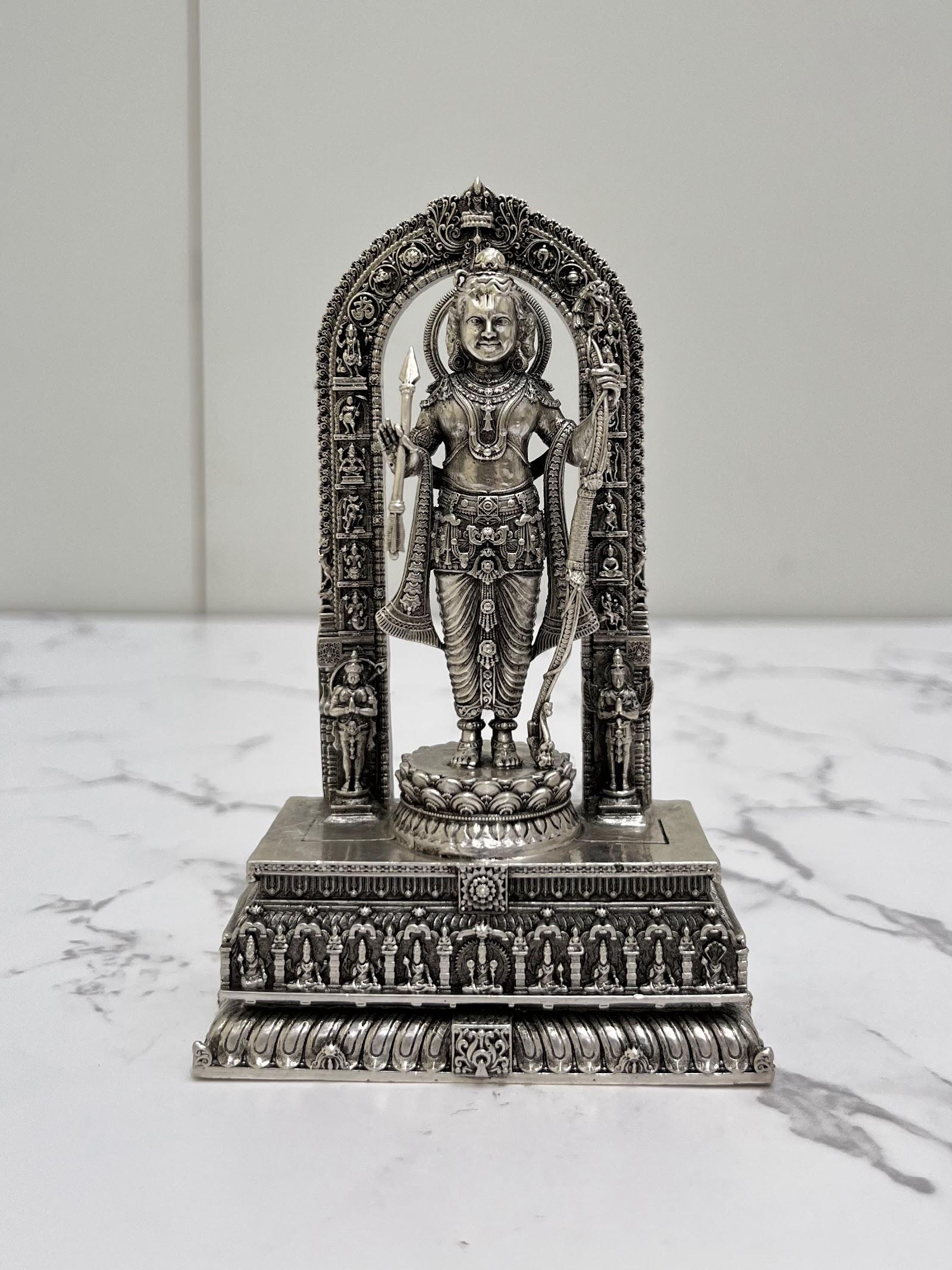Silver Rama Idol, sterling silver