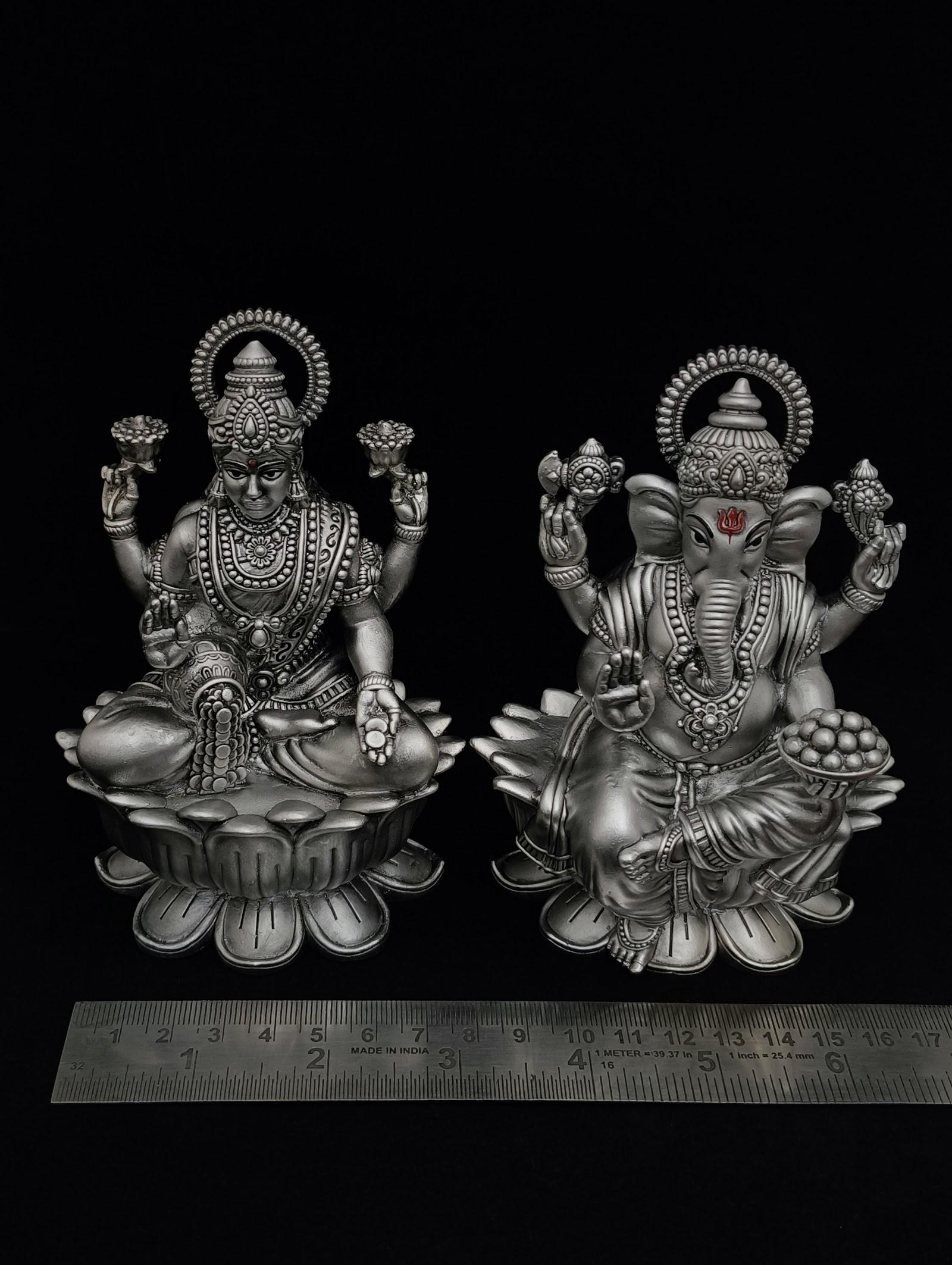 Silver Ganesha Idol, sterling silver