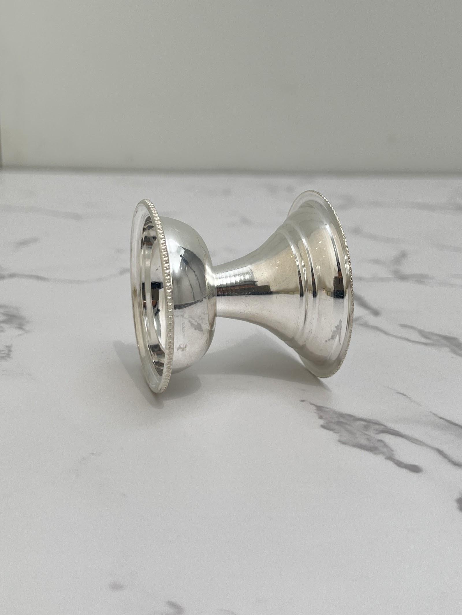 Silver Round Shape Diya, sterling silver