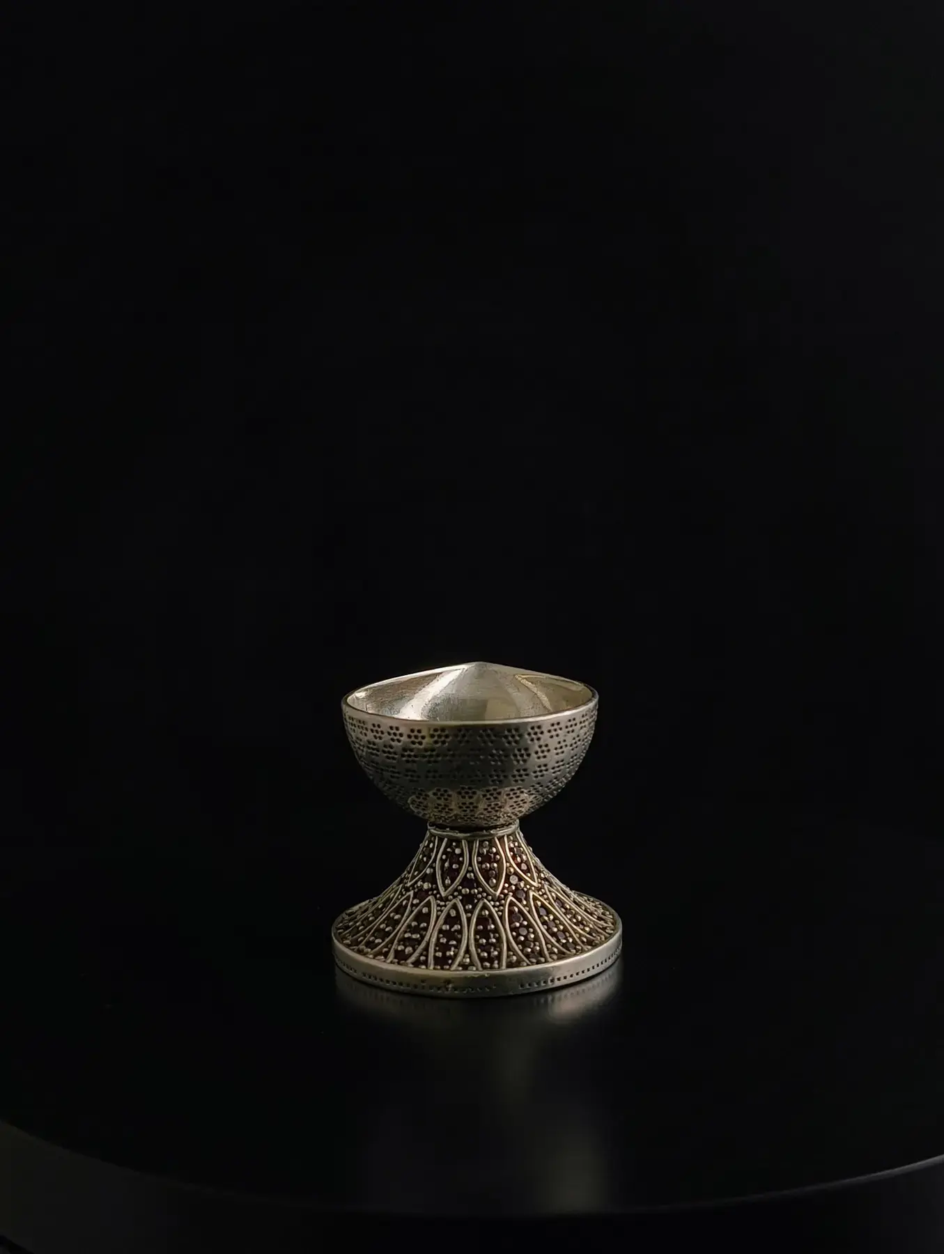 Silver Jaali Diya, in silver