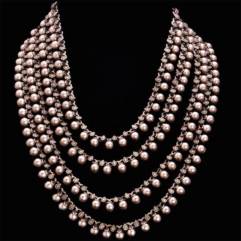 Five-strand necklace