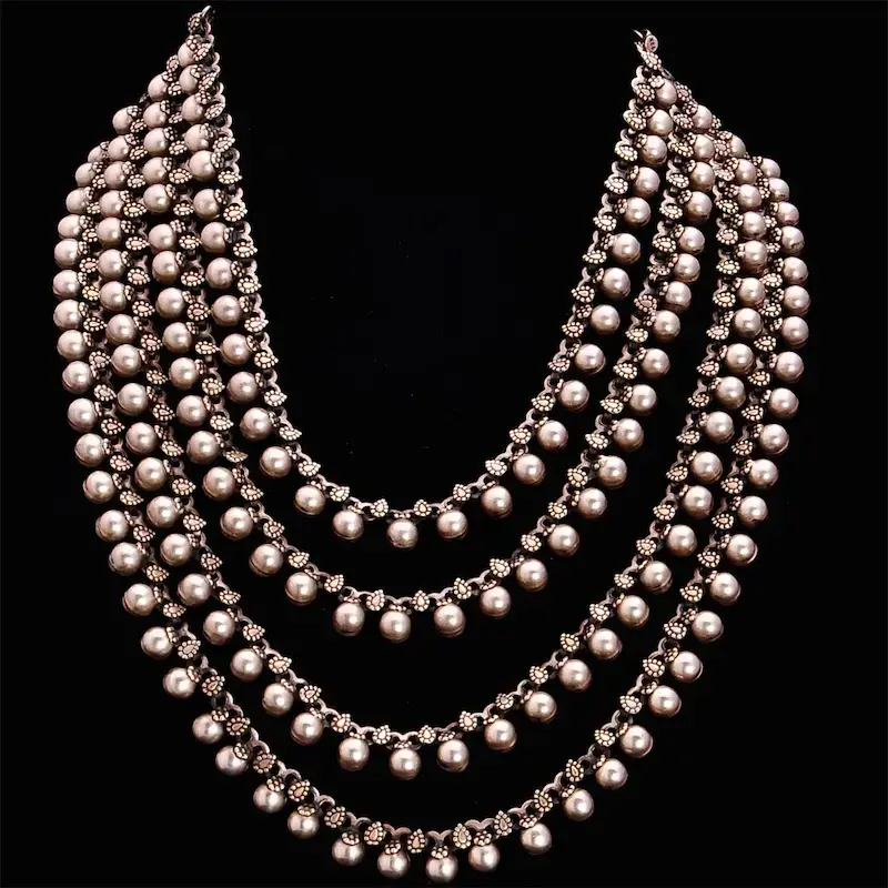 Five-strand necklace