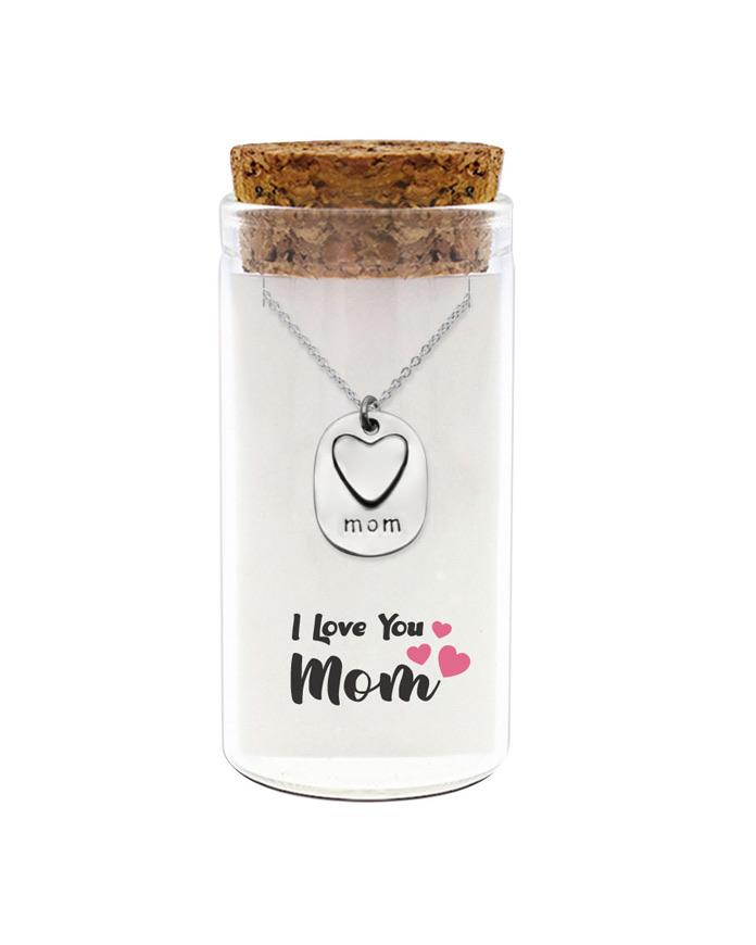 Love Mom Necklace