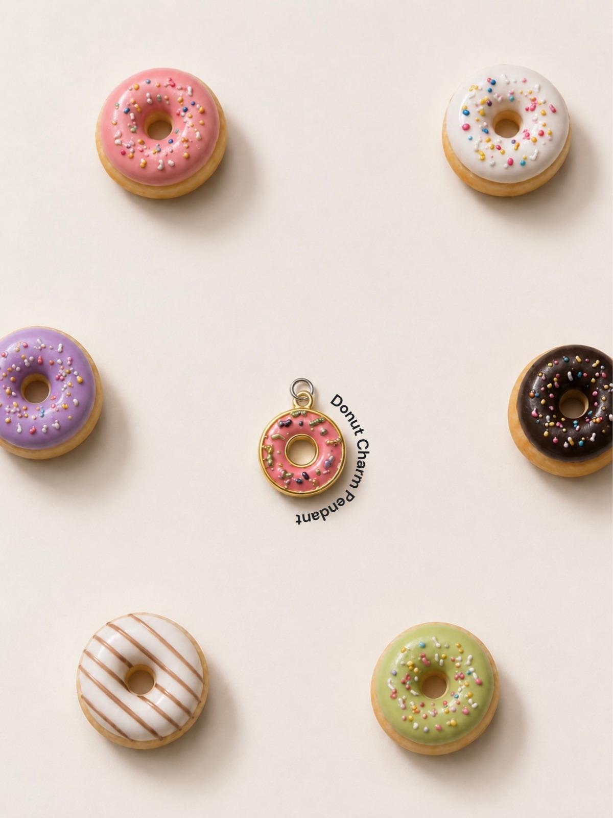 Donut Charm Necklace
