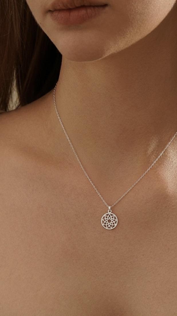 Mandala Pendant Necklace