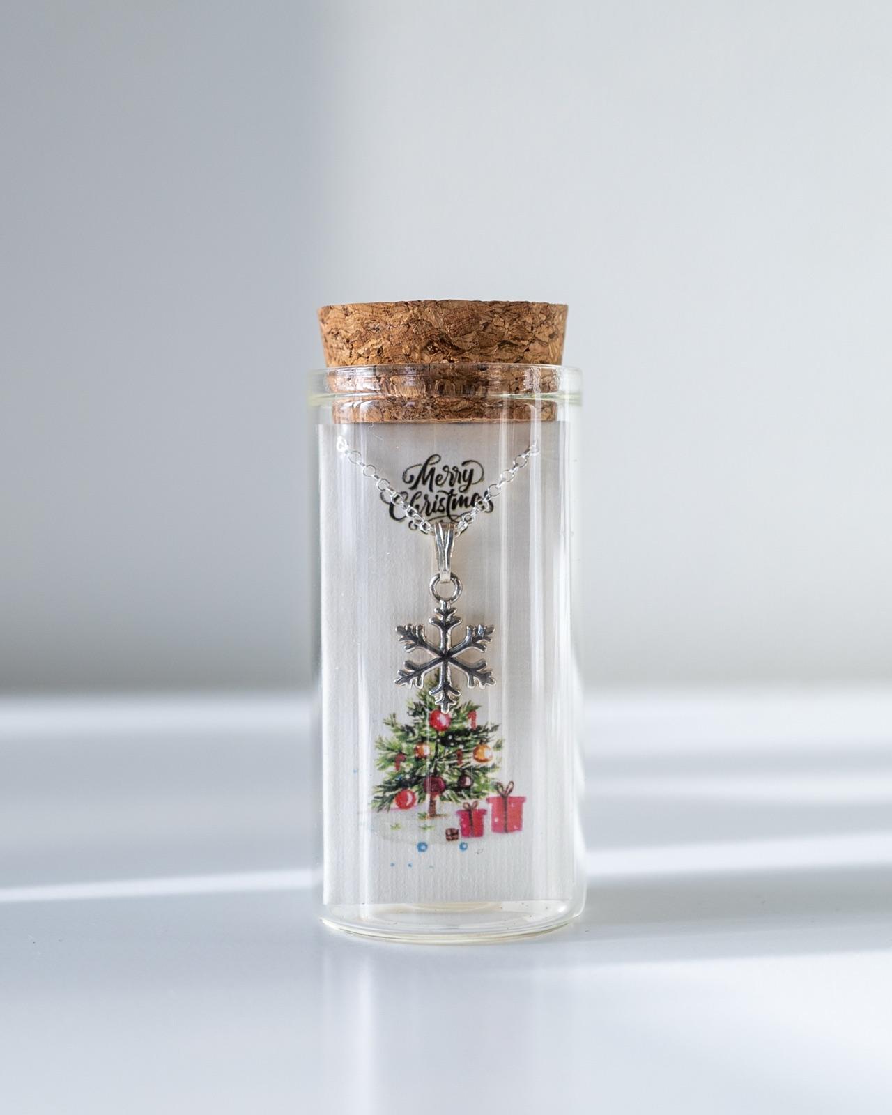 Snowflake Pendant — Tree · With chain