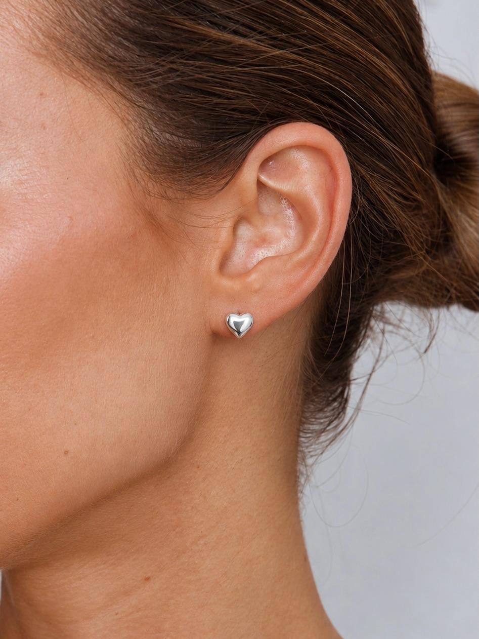 Heart Studs — Christmas (tree)