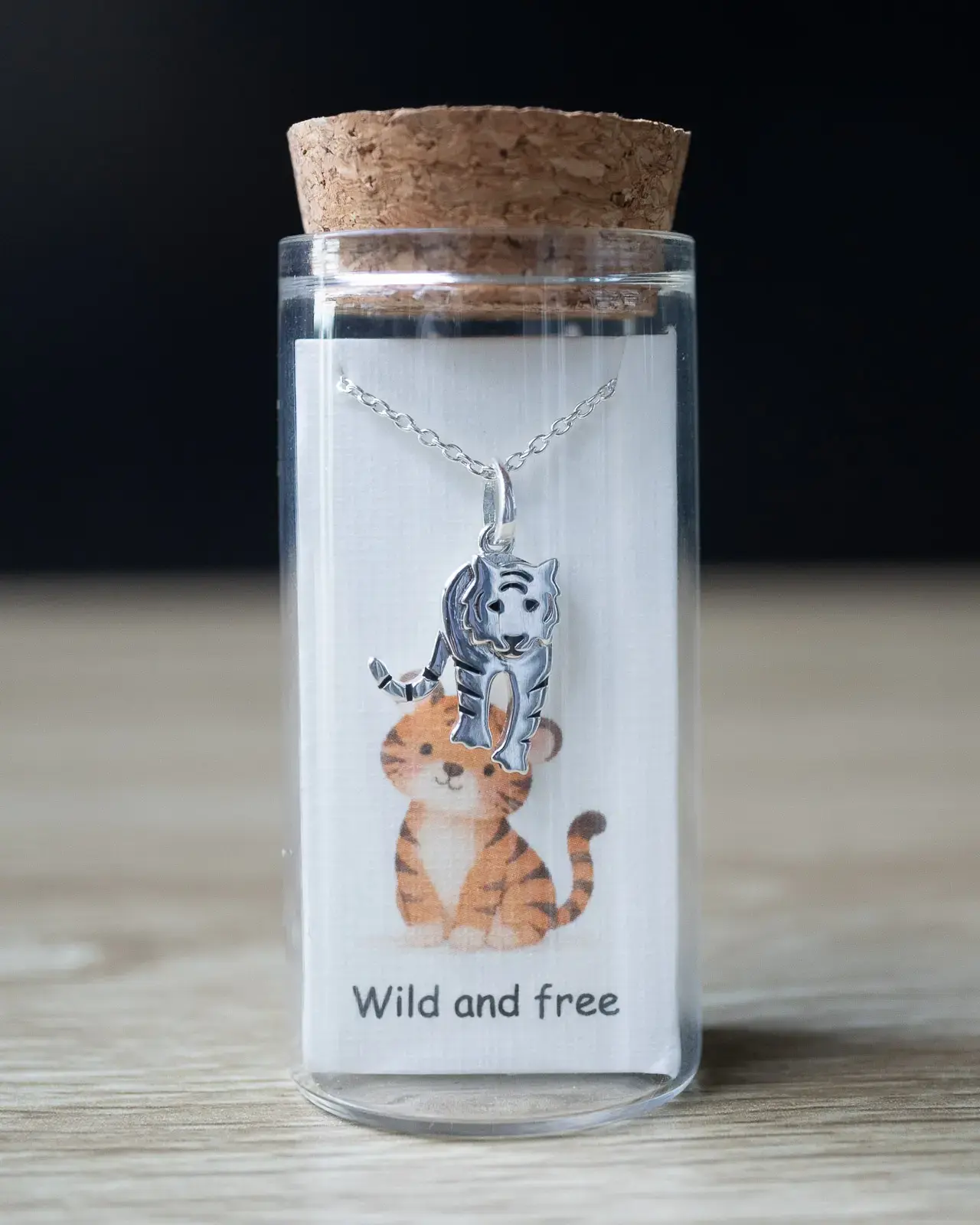 Tiger Pendant — With chain