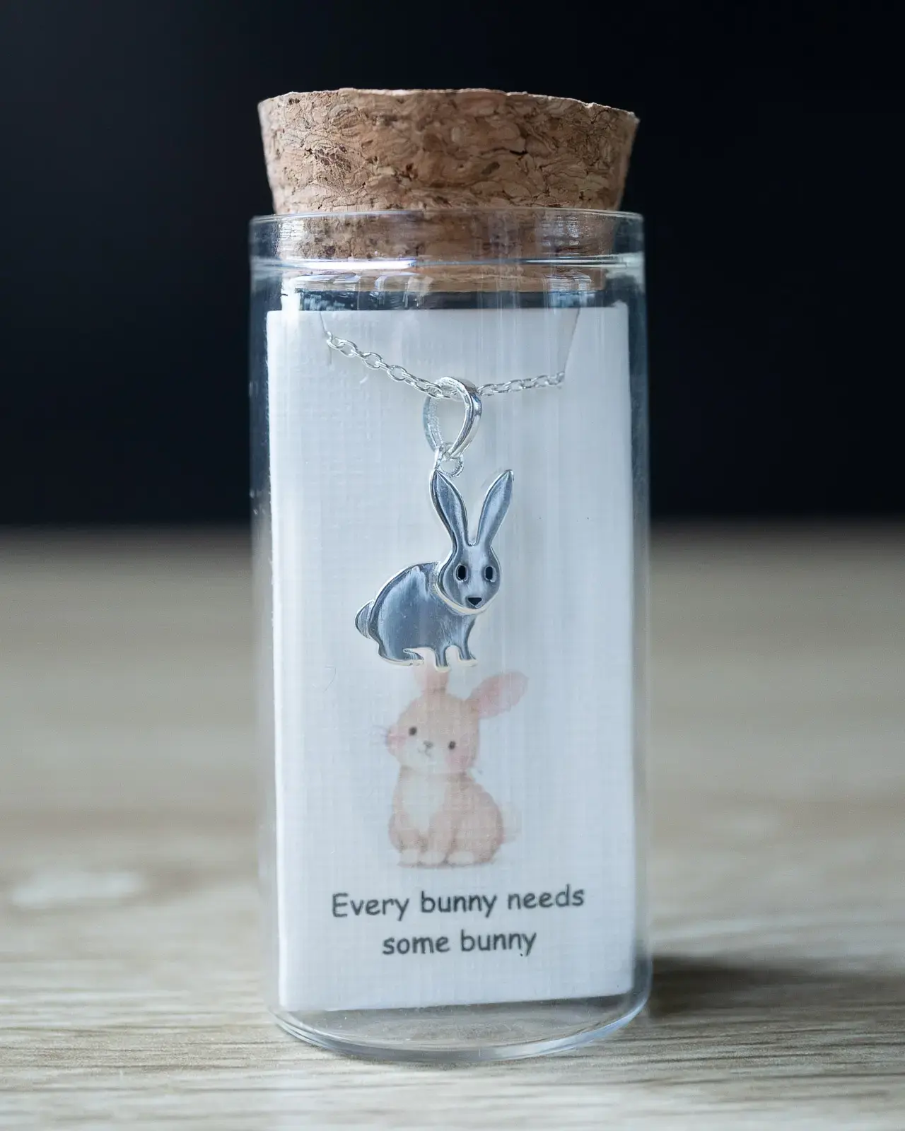 Bunny Pendant — With chain