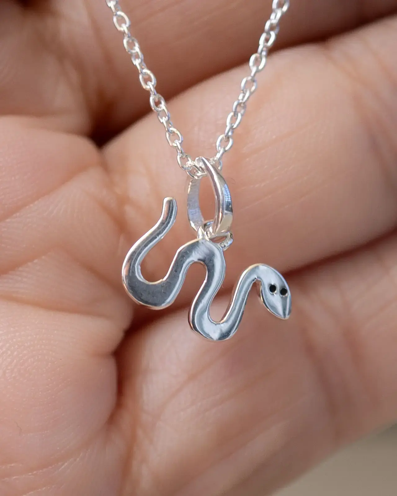 Snake Pendant — With chain