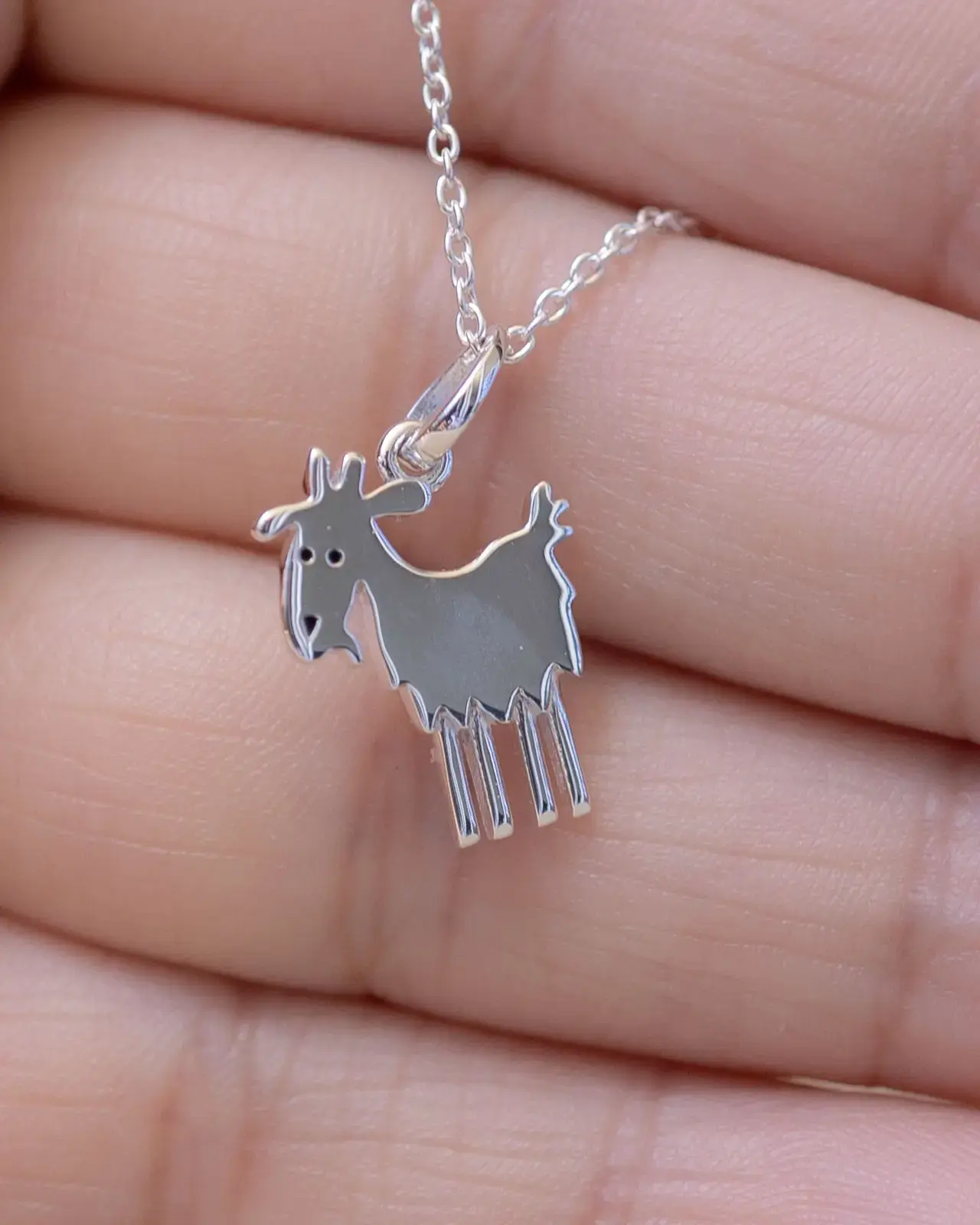 Goat Pendant — With chain