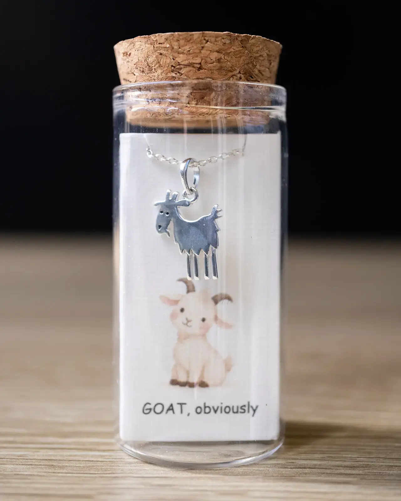 Goat Pendant — With chain