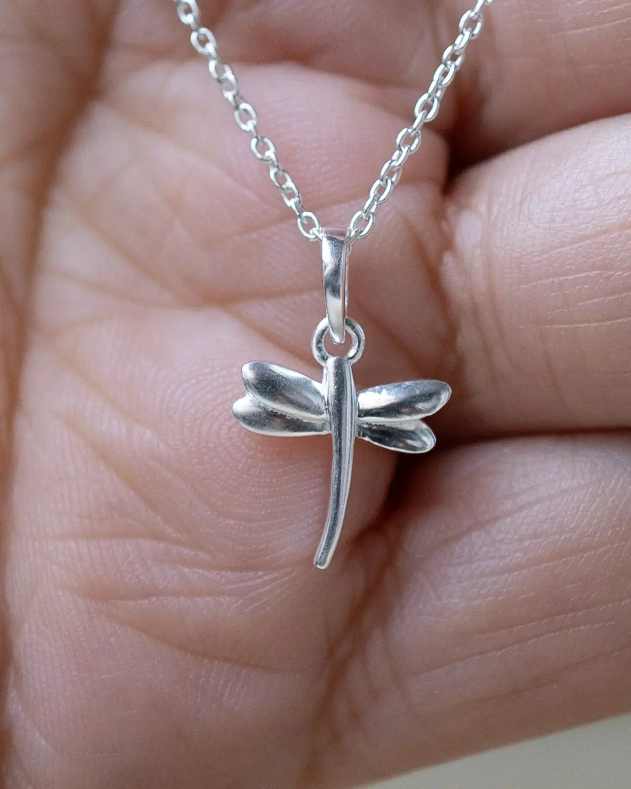 Dragonfly Pendant — With chain