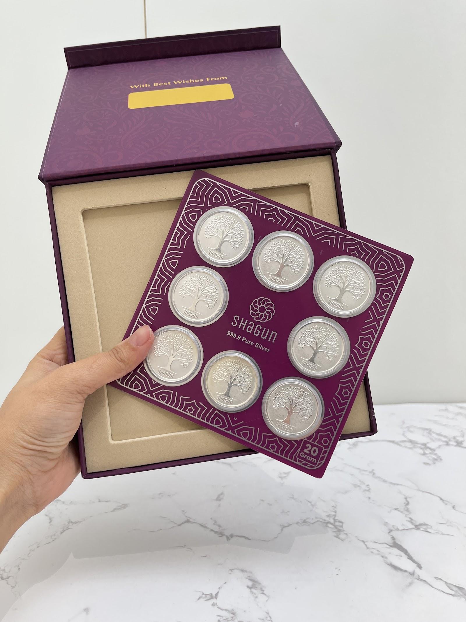 Silver Shagun Coins, sterling silver