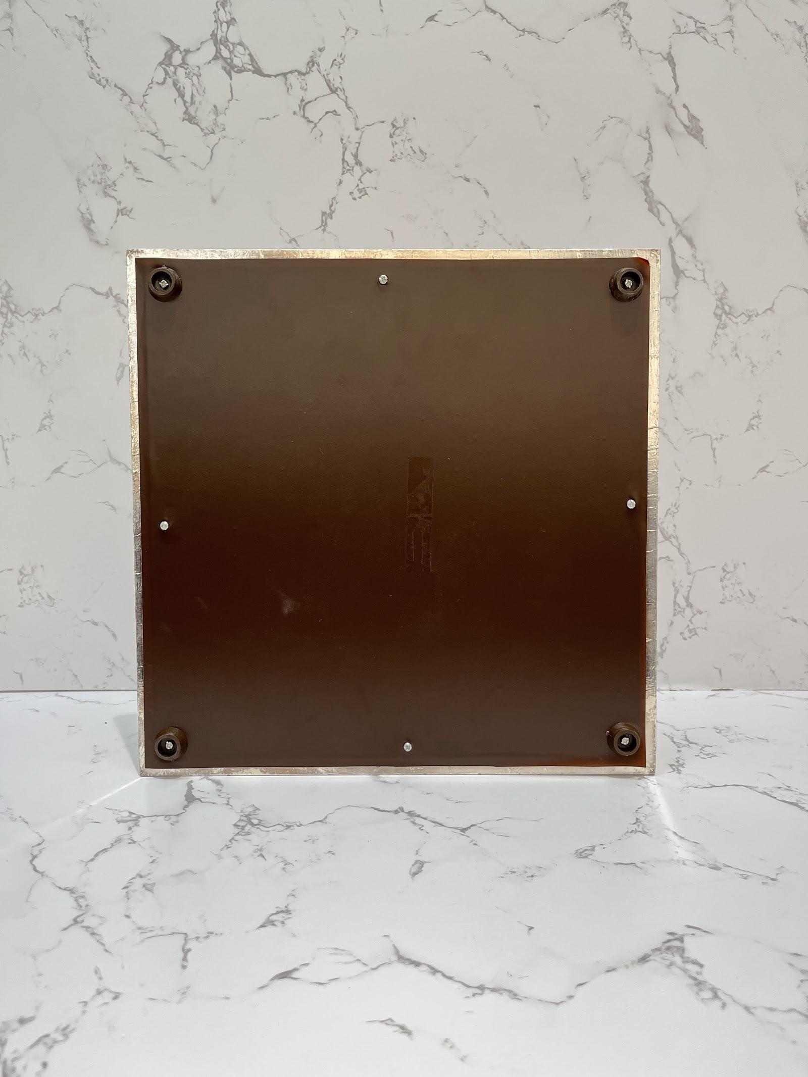Silver Snake and Ladder Game Board, sterling silver