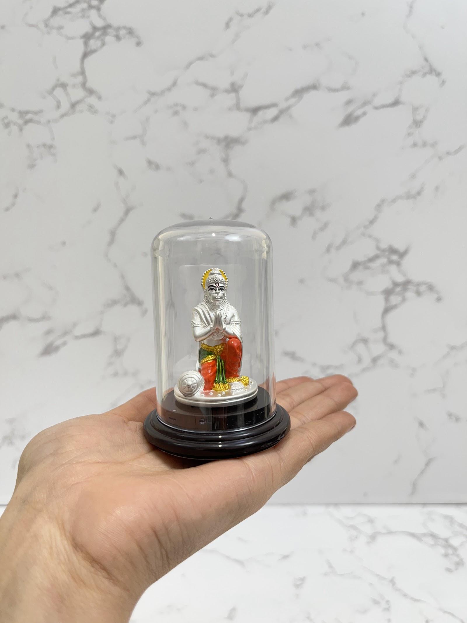 Silver Hanuman Idol · 10 g, sterling silver