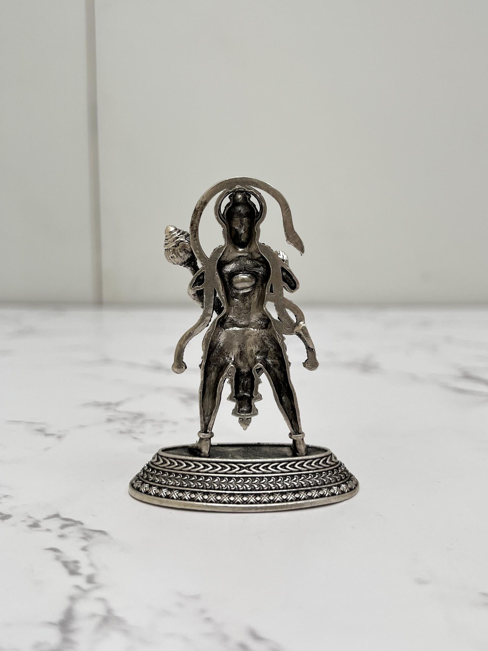 Silver Hanuman Idol · 38 g, sterling silver