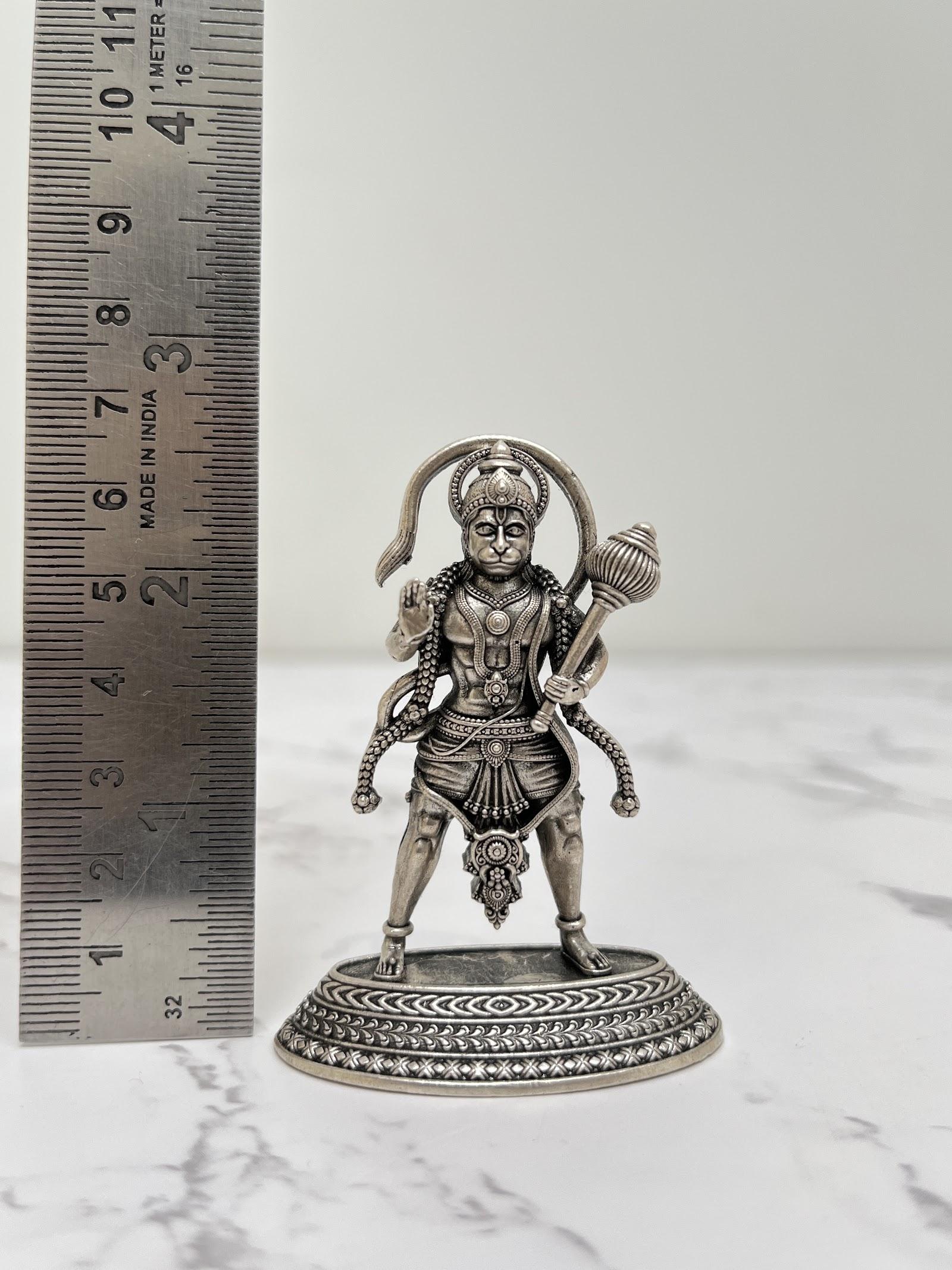 Silver Hanuman Idol · 38 g, sterling silver