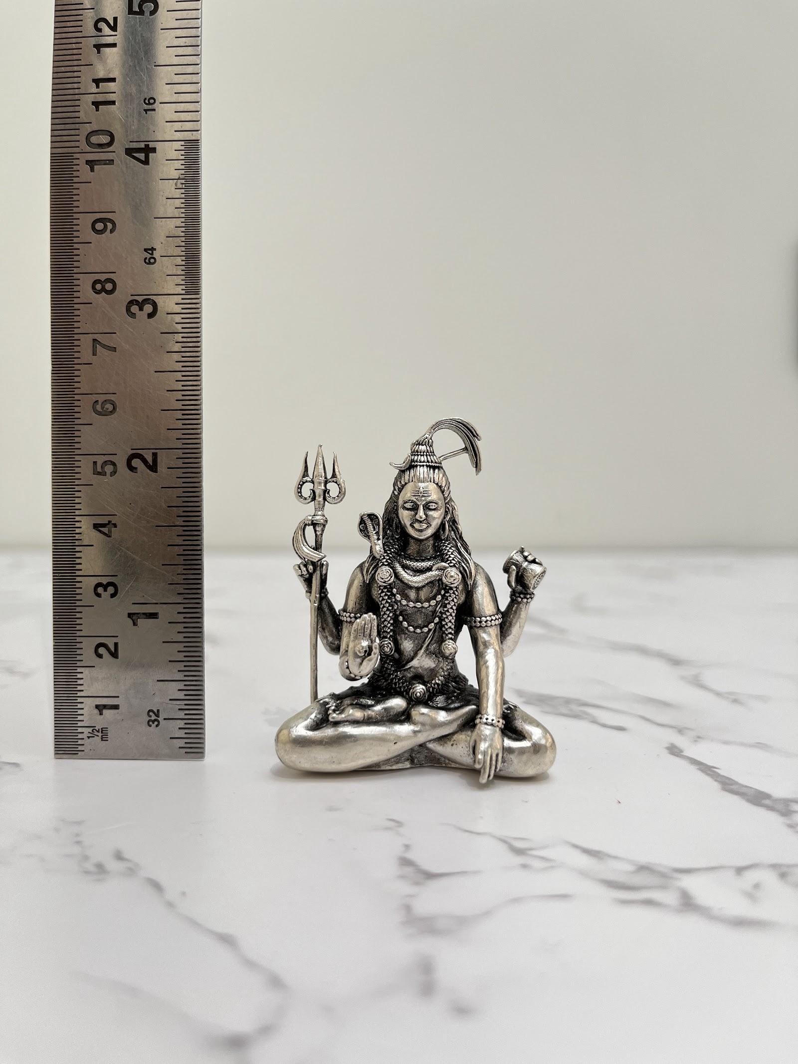 Silver Shiva Idol · 19–65 g — 65 g