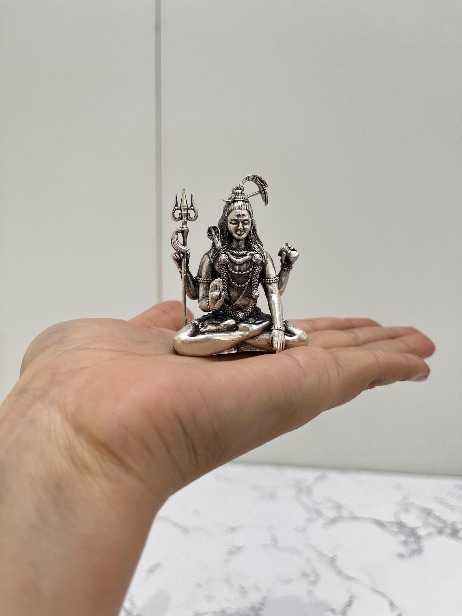 Silver Shiva Idol · 19–65 g — 65 g
