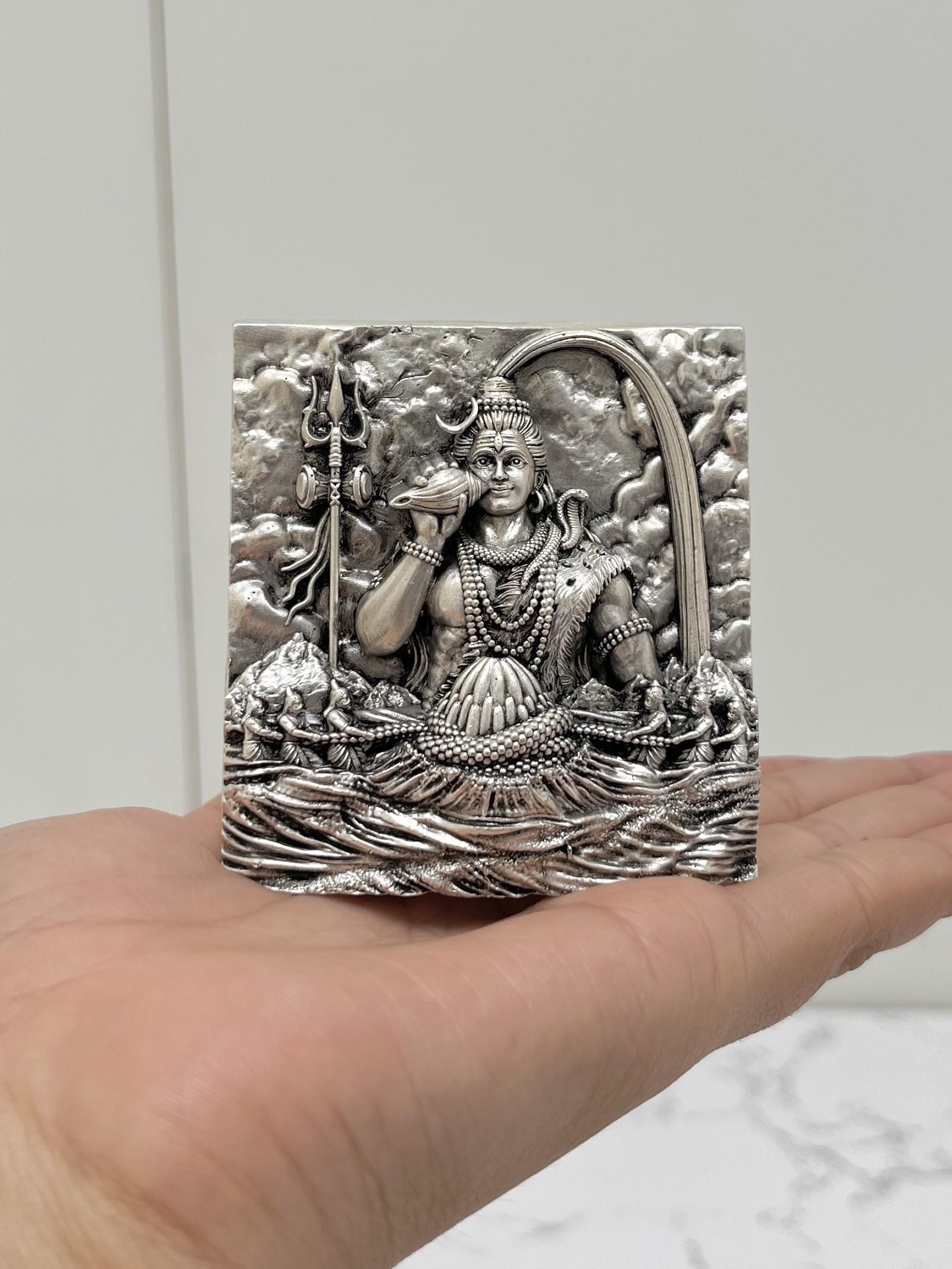 Silver Shiva Idol · 115 g, sterling silver