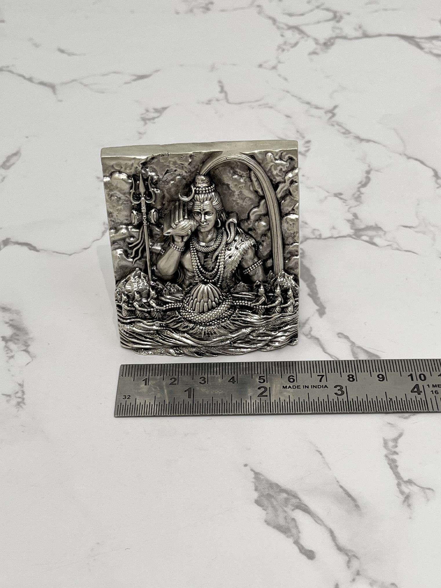 Silver Shiva Idol · 115 g, sterling silver