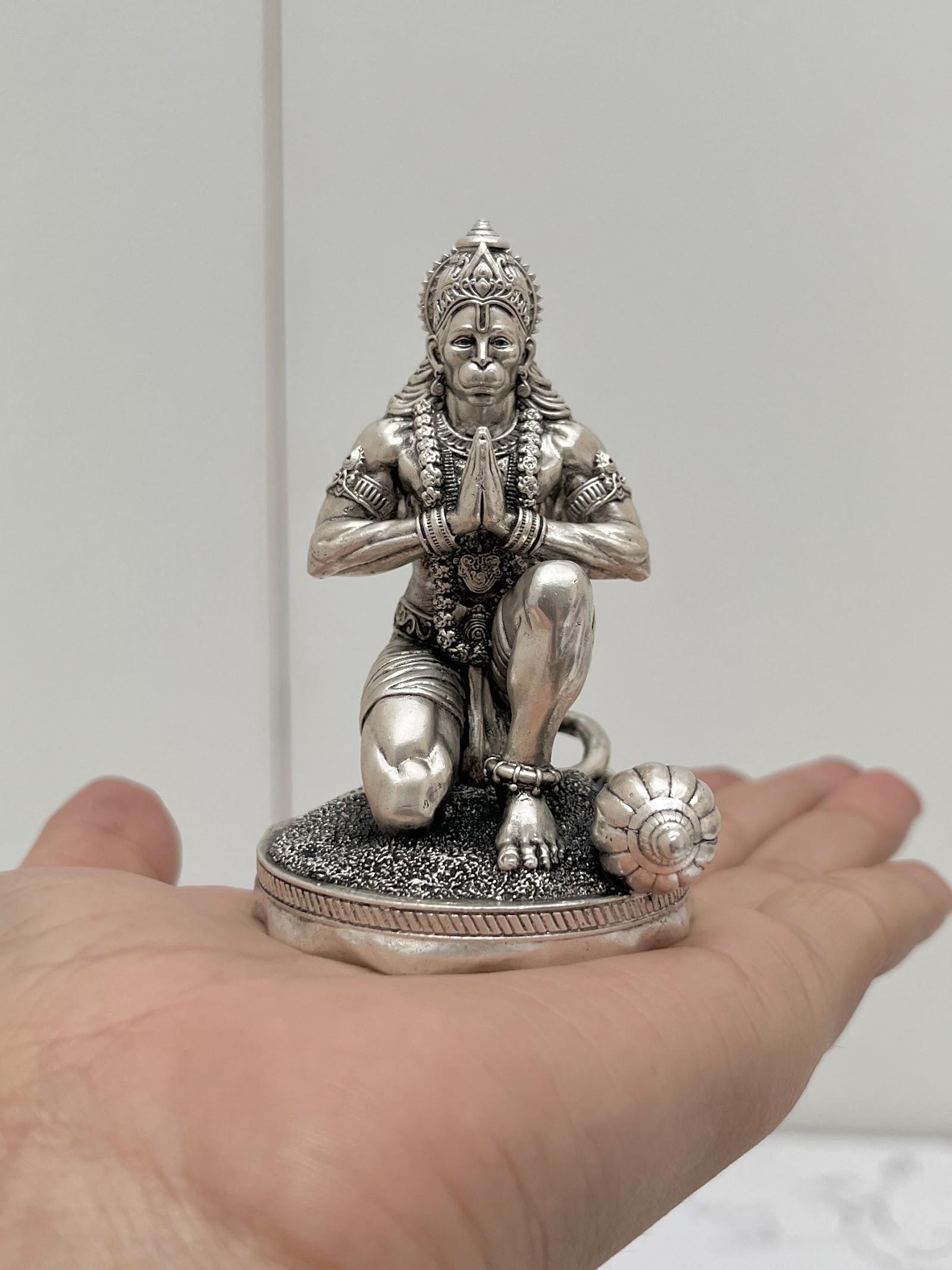 Silver Hanuman Idol · 127–254 g — 254 g