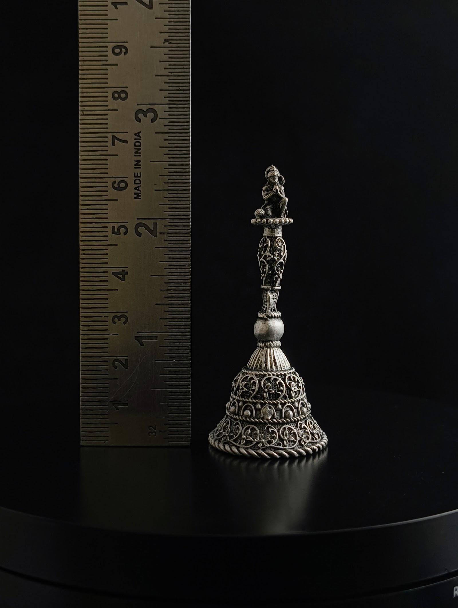 Silver Temple Bell, sterling silver