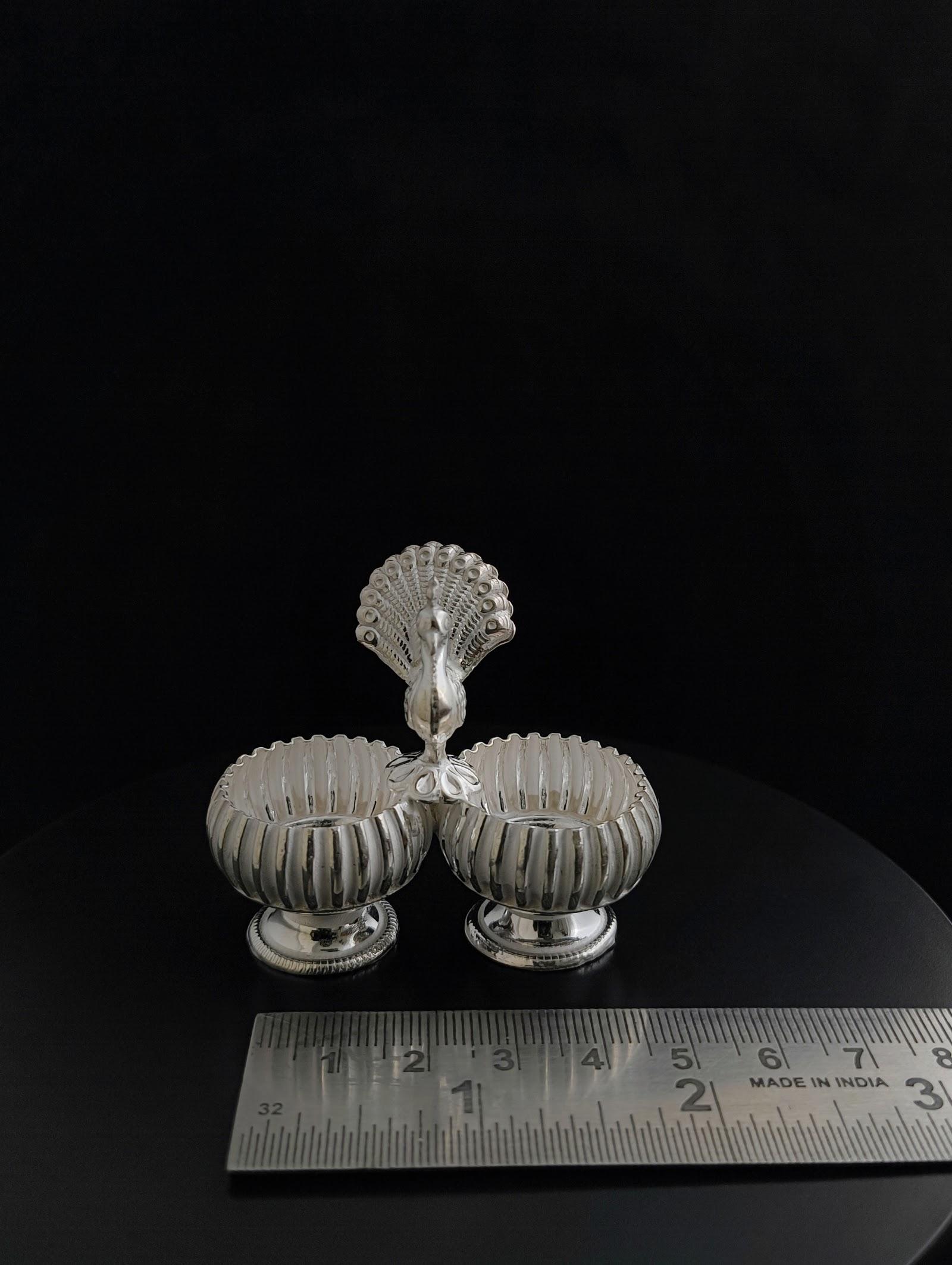 Silver Roli Chawal Bowls, sterling silver