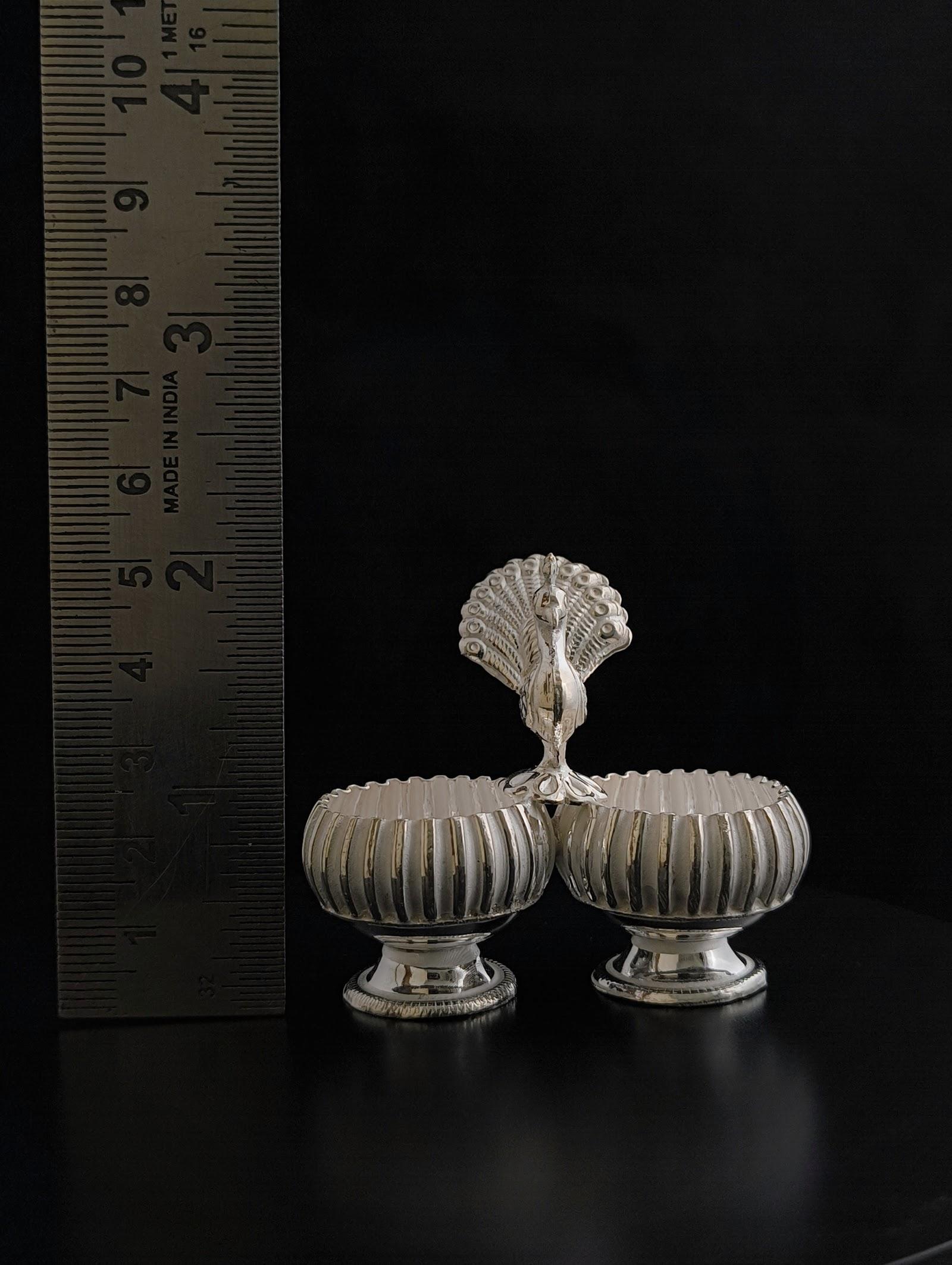 Silver Roli Chawal Bowls, sterling silver