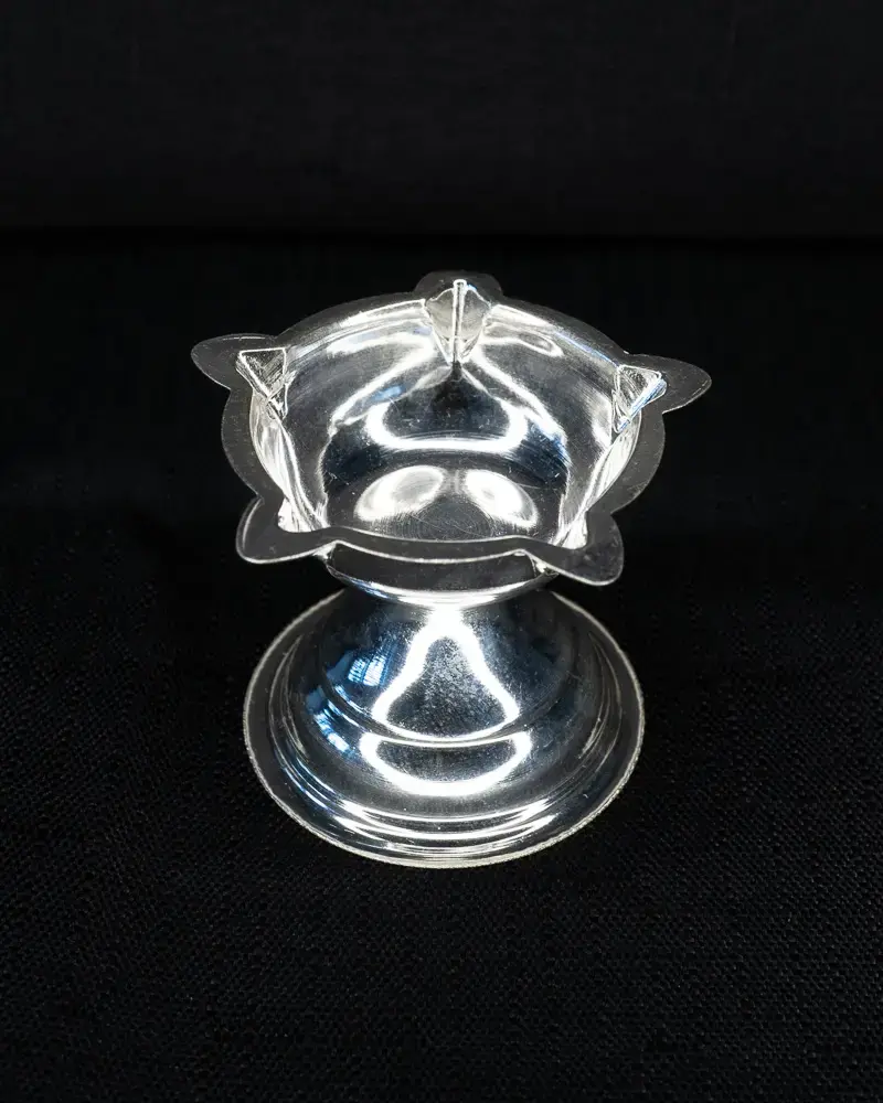 Star Diya, in silver