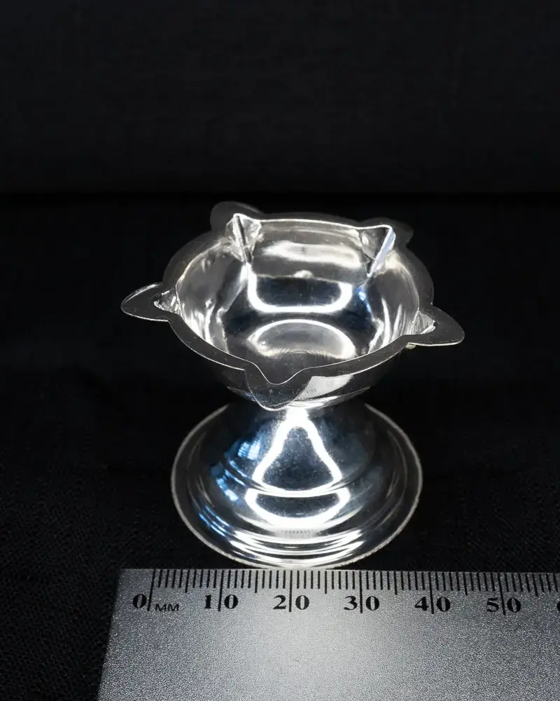 Star Diya, in silver