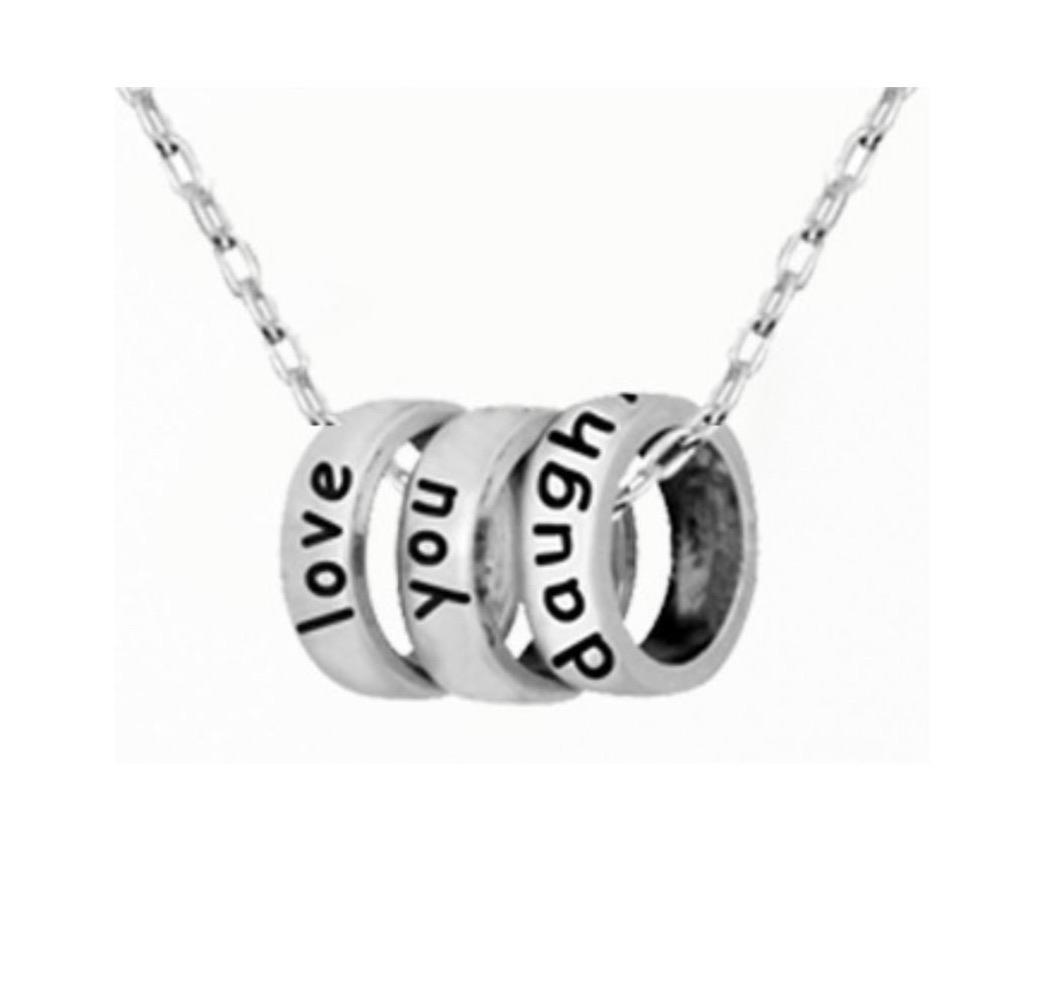Love You Daughter Necklace