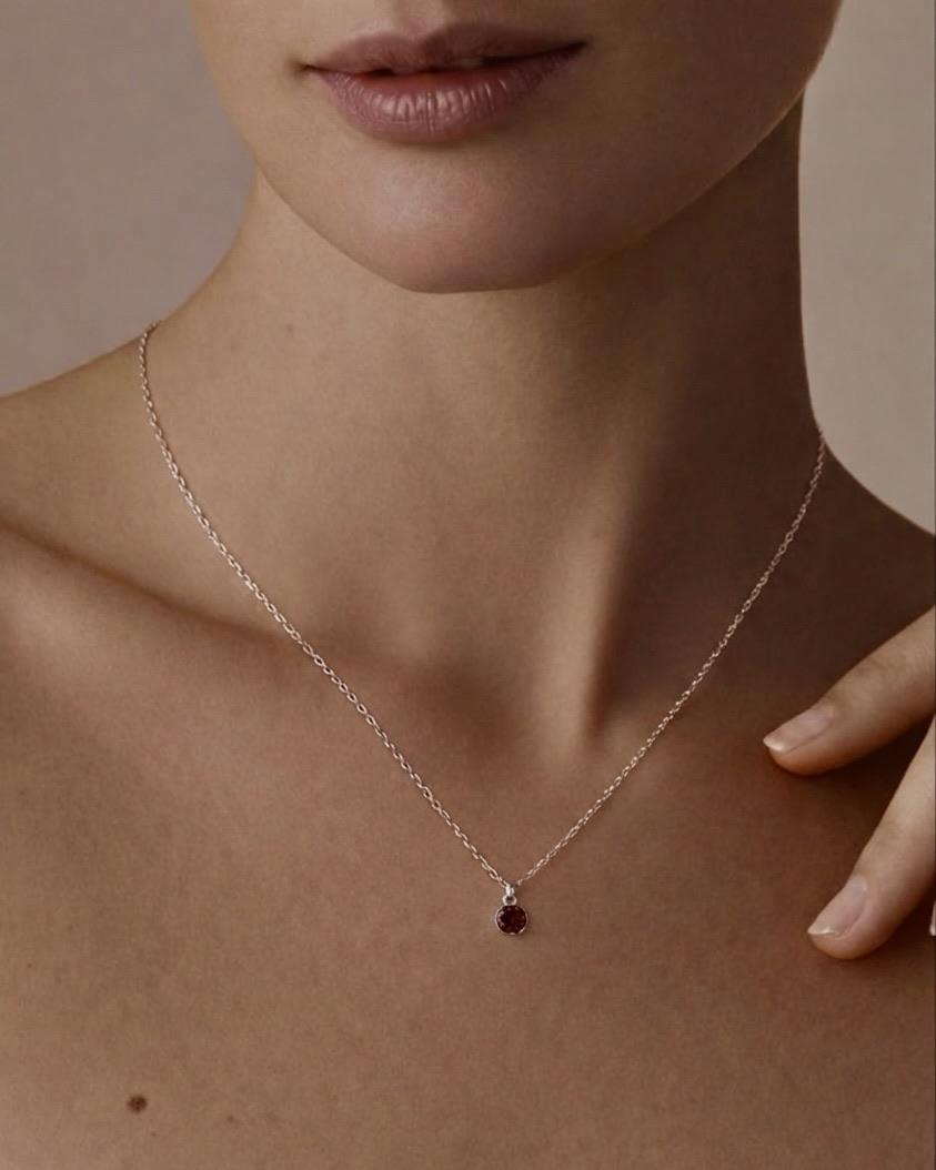 Birthstone Necklace — January
