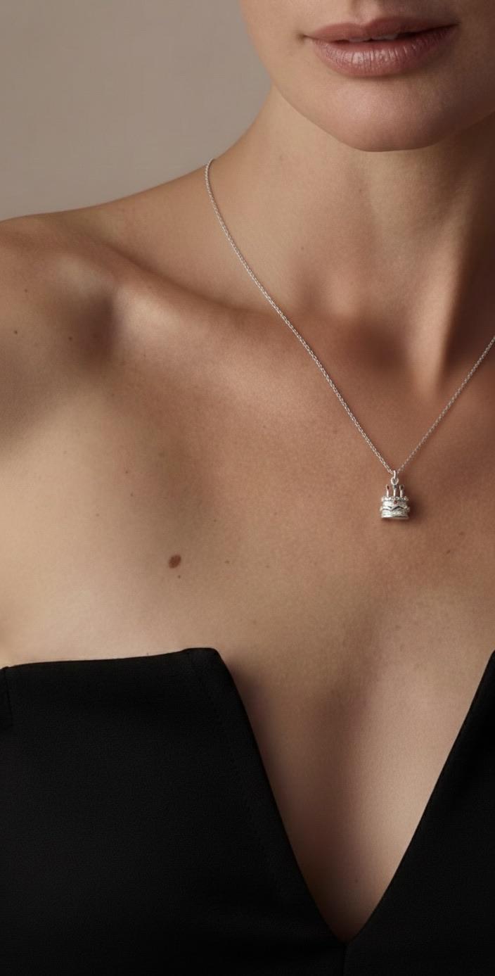 Cake Pendant Necklace