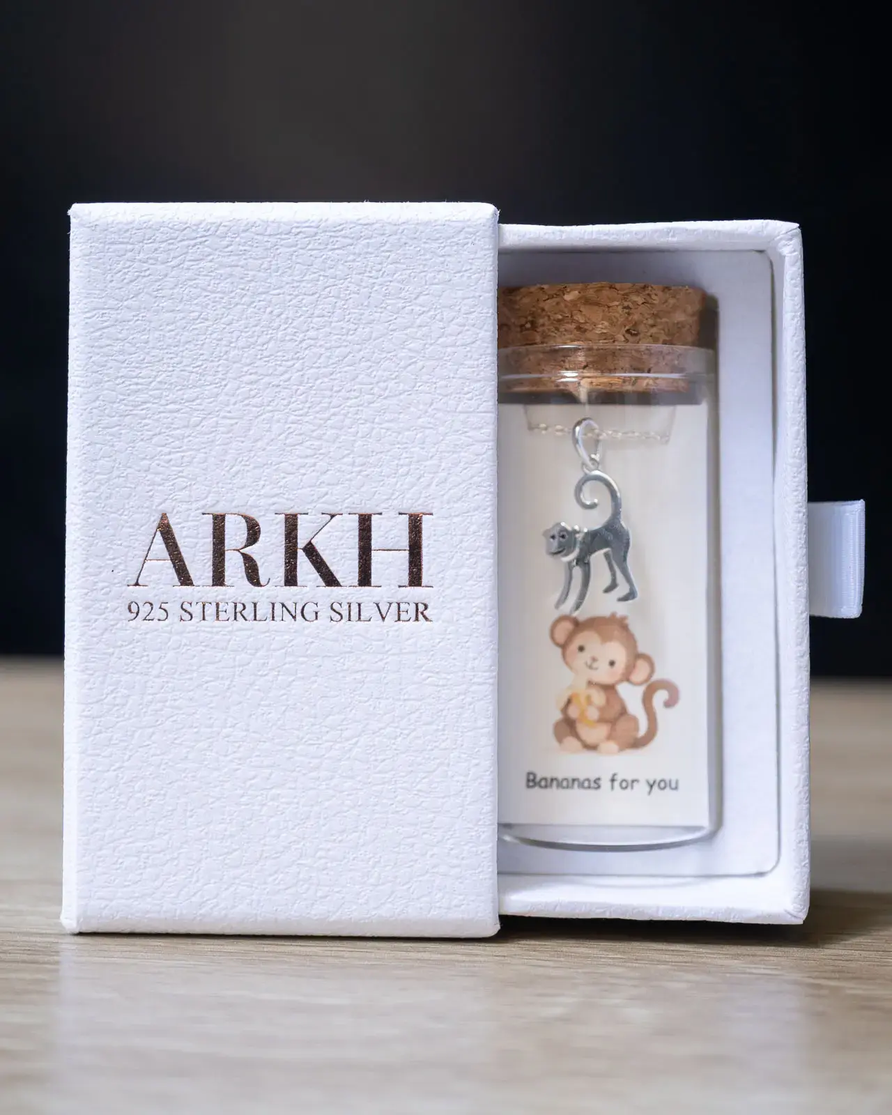 Monkey Pendant — With chain