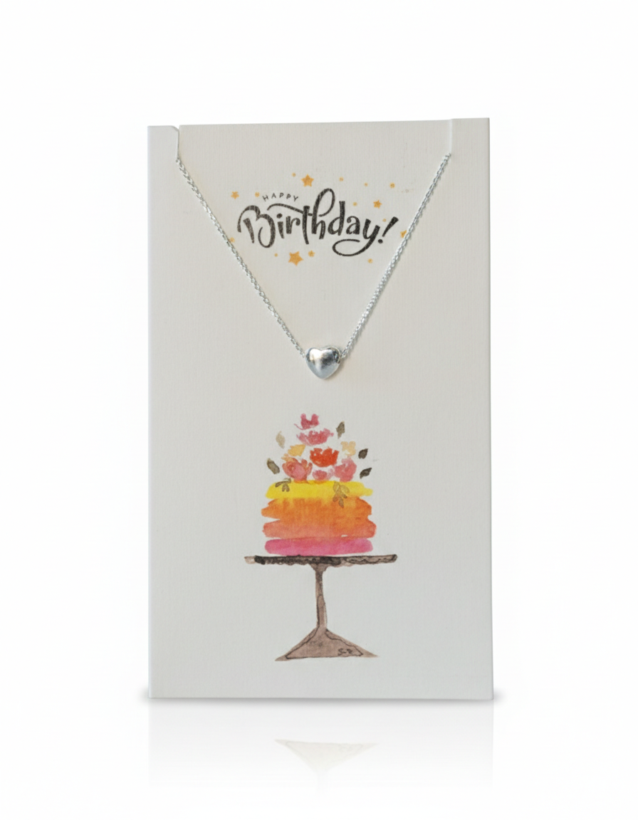 BIRTHDAY HEART NECKLACE