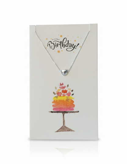 BIRTHDAY HEART NECKLACE