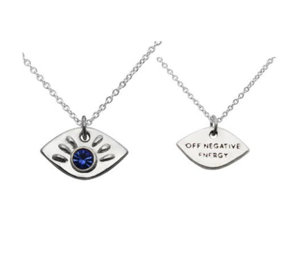 Evil eye necklace in cork-top glass jar – perfect protection gift