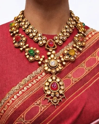 NAVRATAN BRIDAL NECKLACE