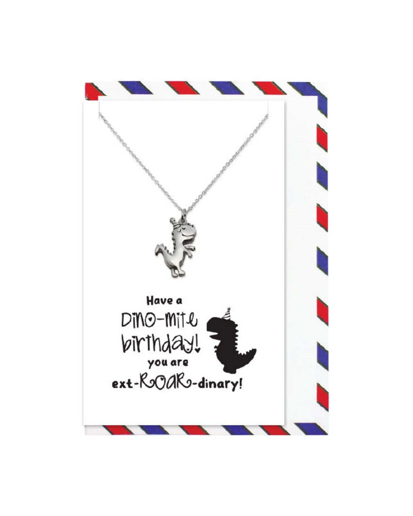 DINO BIRTHDAY NECKLACE