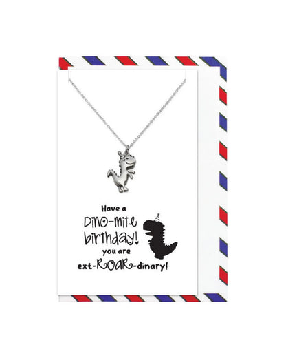 DINO BIRTHDAY NECKLACE